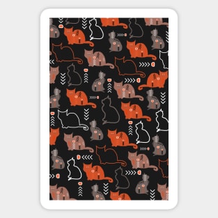 Cat pattern Sticker